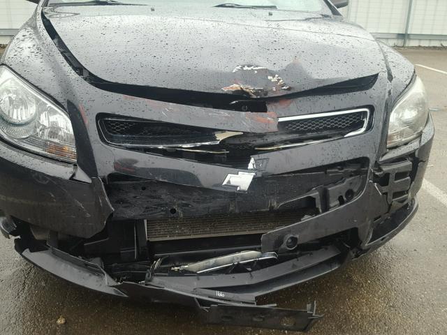 1G1ZB5EB5AF270048 - 2010 CHEVROLET MALIBU LS BLACK photo 9