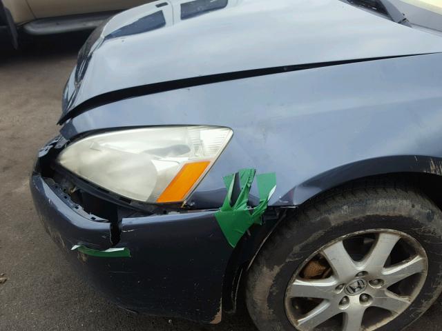 1HGCM66555A032257 - 2005 HONDA ACCORD EX GRAY photo 9