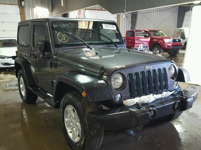 1C4AJWAG2EL233495 - 2014 JEEP WRANGLER S GRAY photo 1