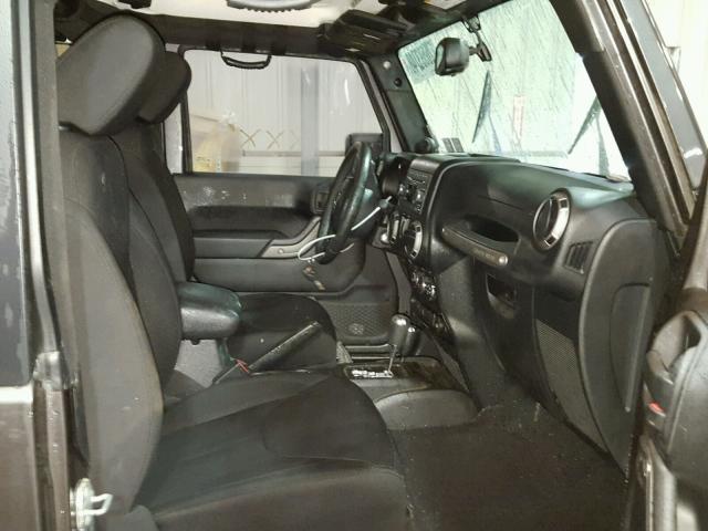 1C4AJWAG2EL233495 - 2014 JEEP WRANGLER S GRAY photo 5