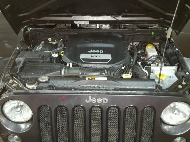 1C4AJWAG2EL233495 - 2014 JEEP WRANGLER S GRAY photo 7