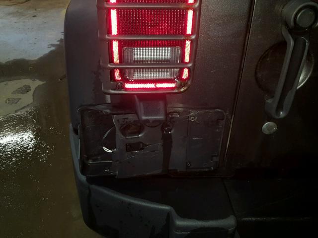 1C4AJWAG2EL233495 - 2014 JEEP WRANGLER S GRAY photo 9