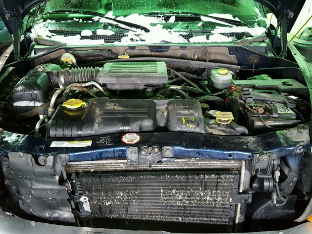 1D7HG48N93S152024 - 2003 DODGE DAKOTA QUA BLUE photo 7