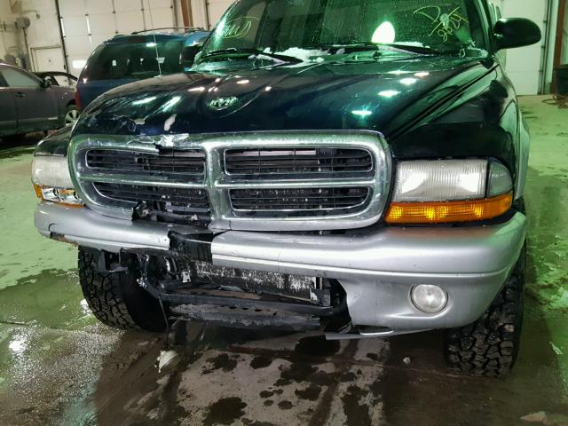 1D7HG48N93S152024 - 2003 DODGE DAKOTA QUA BLUE photo 9