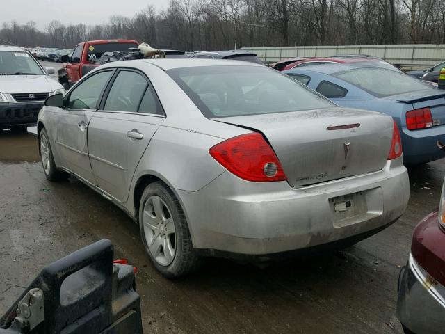 1G2ZG57B284118261 - 2008 PONTIAC G6 BASE SILVER photo 3