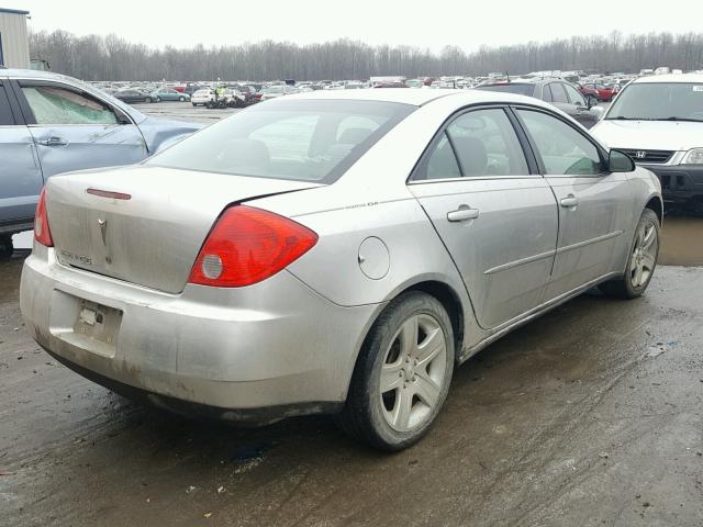 1G2ZG57B284118261 - 2008 PONTIAC G6 BASE SILVER photo 4