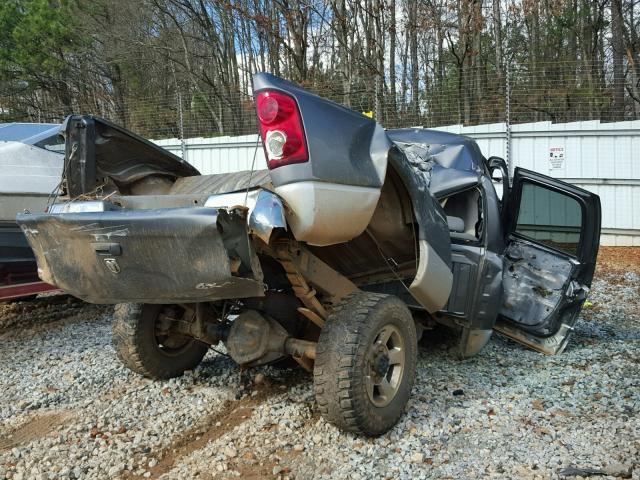 3D7KS28A37G835176 - 2007 DODGE RAM 2500 S GRAY photo 4