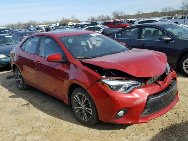 5YFBURHE2GP377088 - 2016 TOYOTA COROLLA L RED photo 1