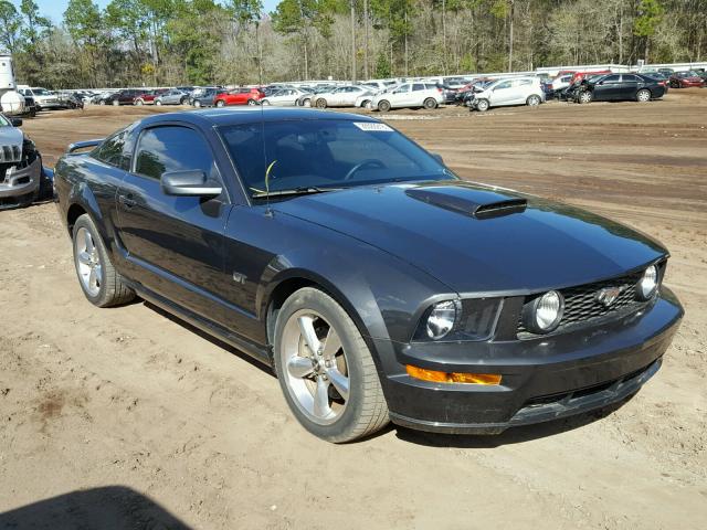 1ZVHT82H785162313 - 2008 FORD MUSTANG GT BLACK photo 1