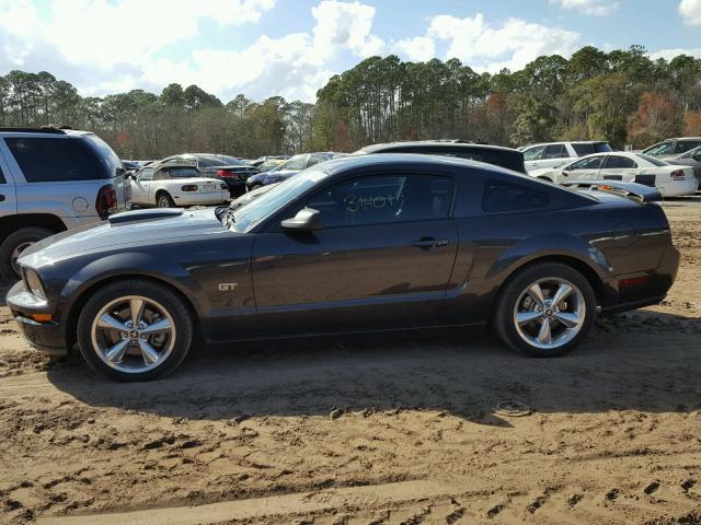 1ZVHT82H785162313 - 2008 FORD MUSTANG GT BLACK photo 9