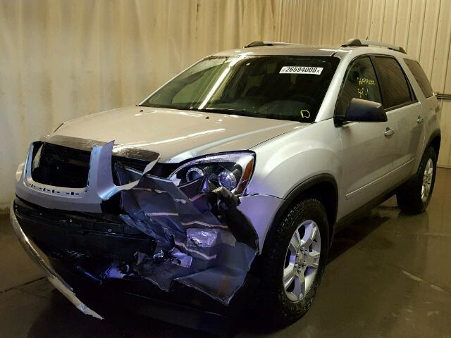 1GKKVPED5BJ330944 - 2011 GMC ACADIA SLE SILVER photo 2