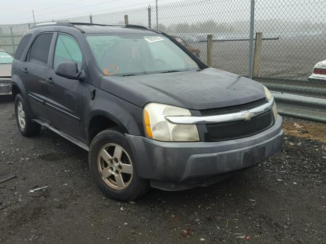 2CNDL13F556003047 - 2005 CHEVROLET EQUINOX LS BLACK photo 1