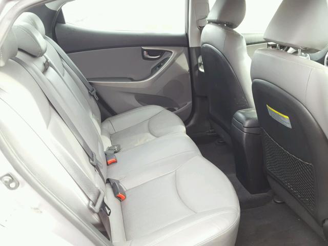 KMHDH4AE7CU493860 - 2012 HYUNDAI ELANTRA GL GRAY photo 6