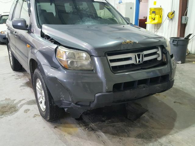 5FNYF28238B017357 - 2008 HONDA PILOT VP GRAY photo 9