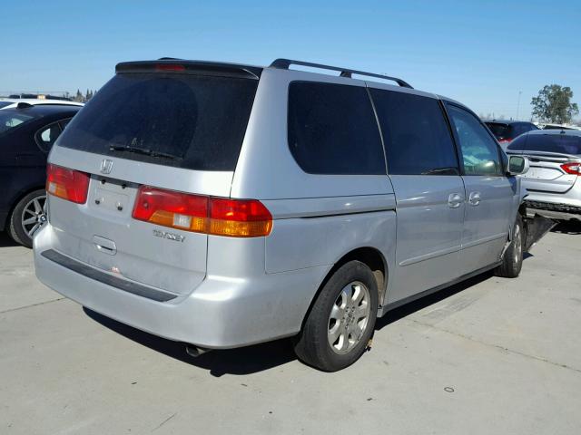 5FNRL18043B029614 - 2003 HONDA ODYSSEY EX SILVER photo 4