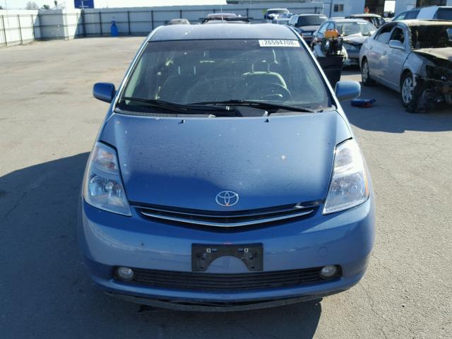 JTDKB20U577673353 - 2007 TOYOTA PRIUS BLUE photo 9