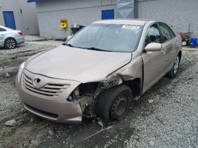 4T1BE46K58U751332 - 2008 TOYOTA CAMRY CE BEIGE photo 2