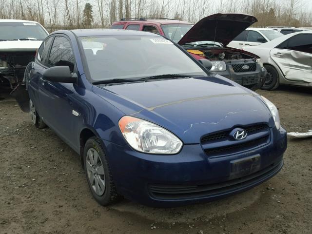 KMHCM36C28U068479 - 2008 HYUNDAI ACCENT GS BLUE photo 1