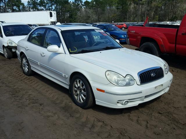 KMHWF35H43A906008 - 2003 HYUNDAI SONATA GLS WHITE photo 1