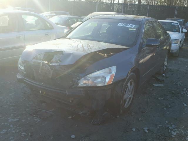 JHMCN36407C001344 - 2007 HONDA ACCORD HYB GRAY photo 2