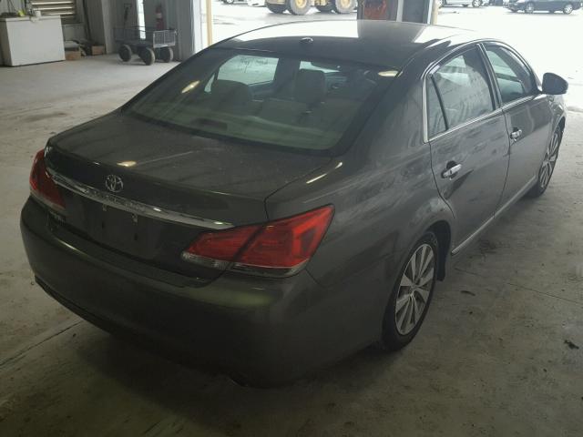 4T1BK3DB6CU444086 - 2012 TOYOTA AVALON BAS GREEN photo 4