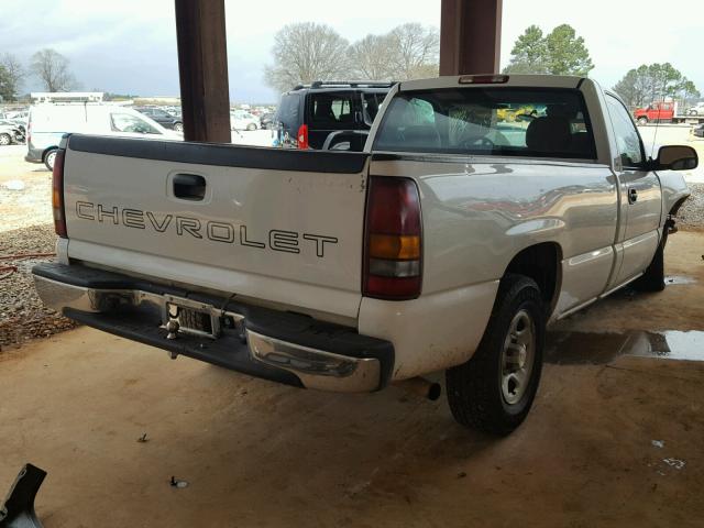 1GCEC14WX2Z246425 - 2002 CHEVROLET SILVERADO WHITE photo 4