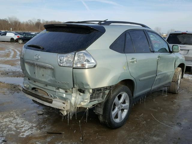 2T2HA31U04C019013 - 2004 LEXUS RX 330 SILVER photo 4