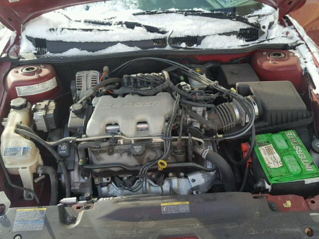 1G2NE52EX5M246443 - 2005 PONTIAC GRAND AM S MAROON photo 7