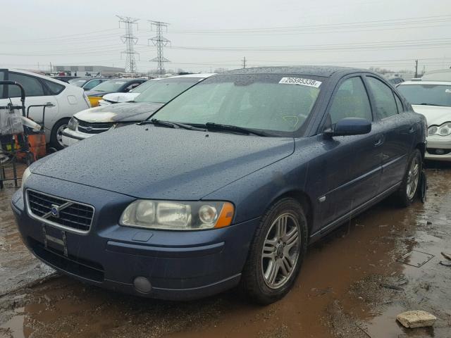 YV1RS592152481238 - 2005 VOLVO S60 2.5T BLUE photo 2