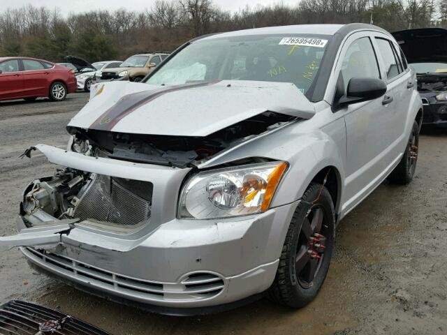 1B3HB28C47D407282 - 2007 DODGE CALIBER SILVER photo 2