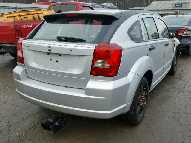 1B3HB28C47D407282 - 2007 DODGE CALIBER SILVER photo 4