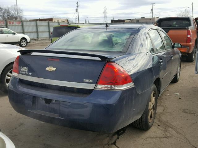 2G1WT58K581358367 - 2008 CHEVROLET IMPALA LT BLUE photo 4