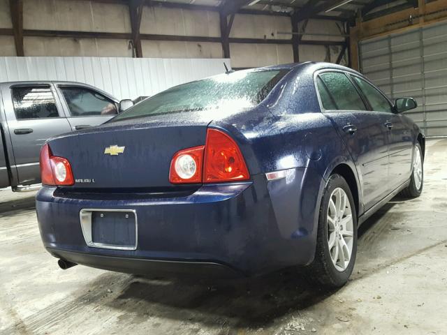 1G1ZC5EB5A4135211 - 2010 CHEVROLET MALIBU 1LT BLUE photo 4