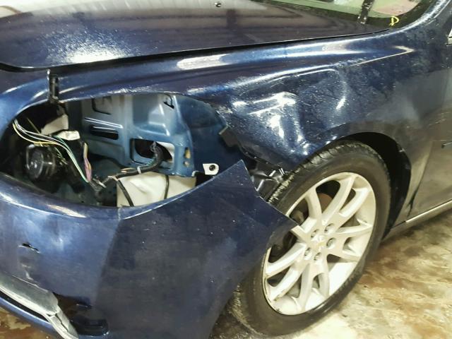 1G1ZC5EB5A4135211 - 2010 CHEVROLET MALIBU 1LT 蓝色 照片 9