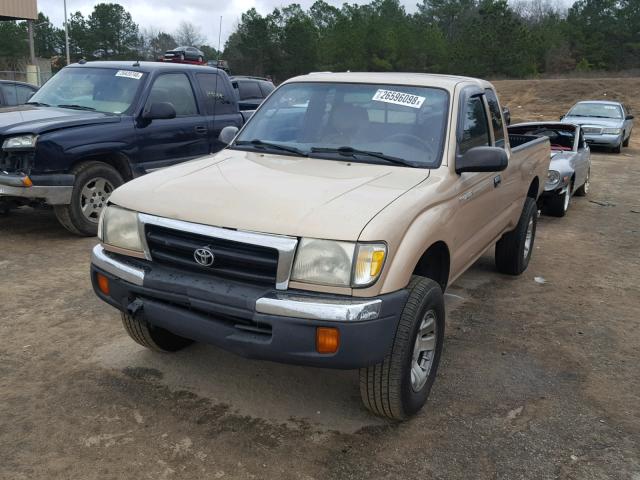 5TESN92N3YZ704440 - 2000 TOYOTA TACOMA XTR TAN photo 2