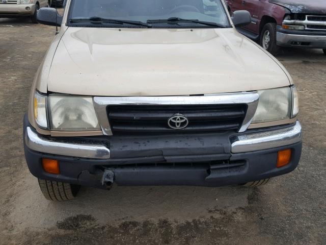 5TESN92N3YZ704440 - 2000 TOYOTA TACOMA XTR TAN photo 9