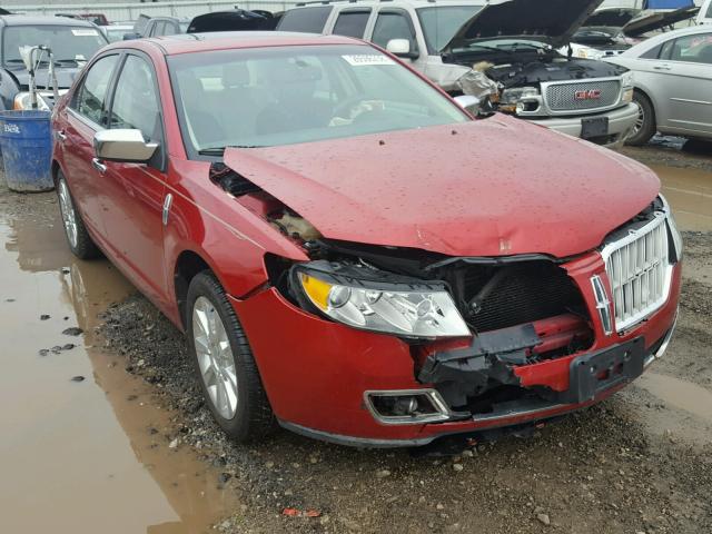 3LNHL2JC2CR832728 - 2012 LINCOLN MKZ RED photo 1