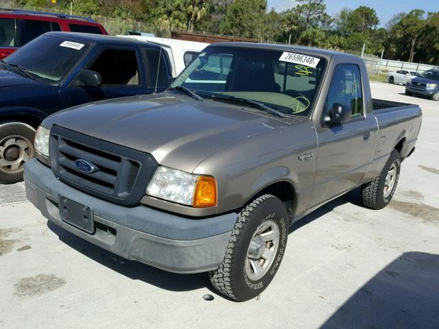 1FTYR10D14PA47245 - 2004 FORD RANGER BEIGE photo 2