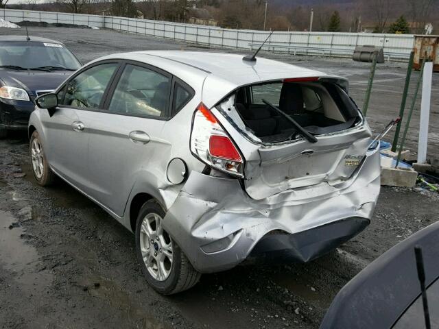 3FADP4EJXFM199947 - 2015 FORD FIESTA SE SILVER photo 3