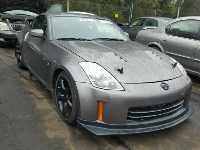 JN1BZ34DX8M702931 - 2008 NISSAN 350Z COUPE GRAY photo 1