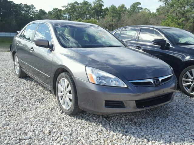 1HGCM66556A006971 - 2006 HONDA ACCORD EX GRAY photo 1