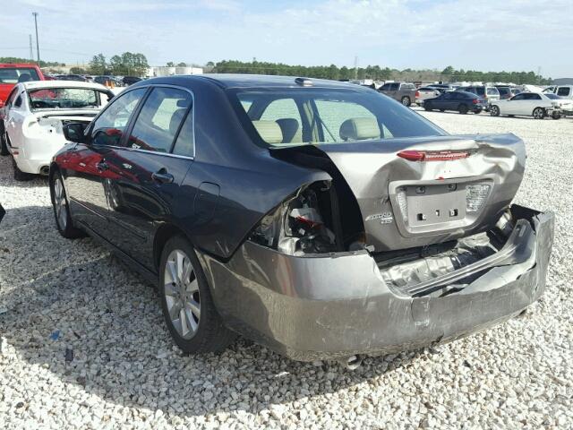 1HGCM66556A006971 - 2006 HONDA ACCORD EX GRAY photo 3