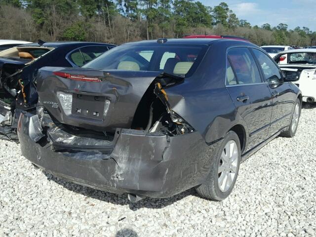 1HGCM66556A006971 - 2006 HONDA ACCORD EX GRAY photo 4