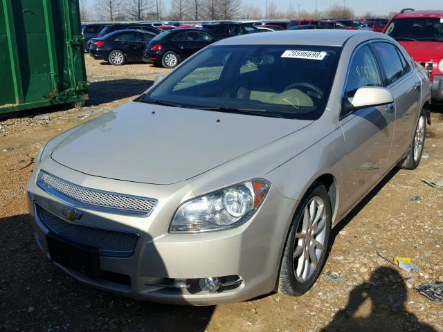 1G1ZE5E78AF157102 - 2010 CHEVROLET MALIBU LTZ TAN photo 2