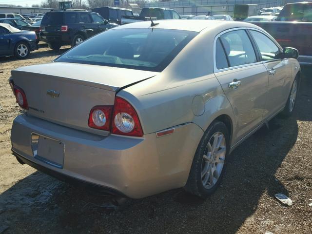 1G1ZE5E78AF157102 - 2010 CHEVROLET MALIBU LTZ TAN photo 4