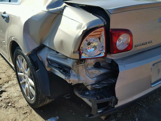 1G1ZE5E78AF157102 - 2010 CHEVROLET MALIBU LTZ Қоңыр фото 9