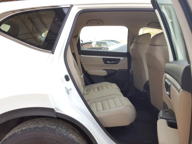 2HKRW6H38HH214160 - 2017 HONDA CR-V LX WHITE photo 6