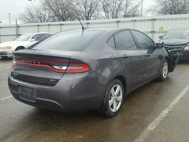 1C3CDFBB8FD251339 - 2015 DODGE DART SXT GRAY photo 4