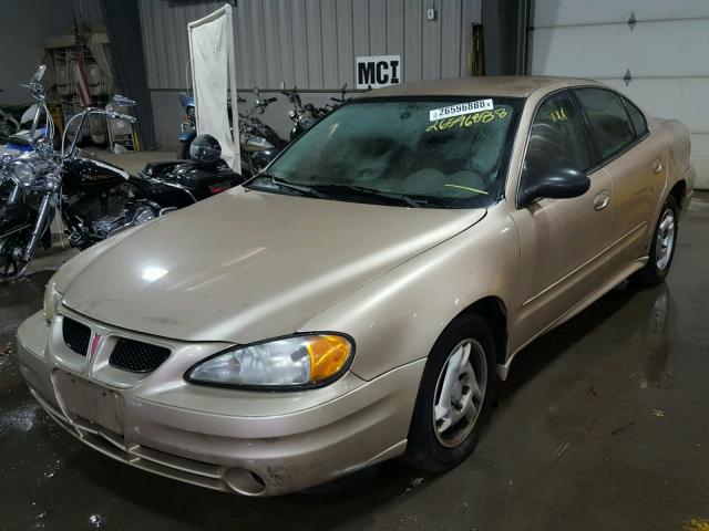 1G2NE52F35M248320 - 2005 PONTIAC GRAND AM S BEIGE photo 2