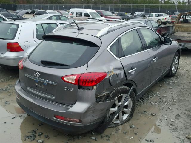 JNKAJ09F88M352383 - 2008 INFINITI EX35 BASE GRAY photo 4